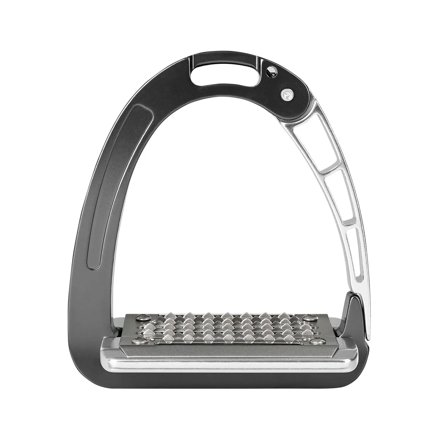Acavallo Charcoal Arena Aluplus Stirrup Junior (Footbed 10.5cm) - Image 2