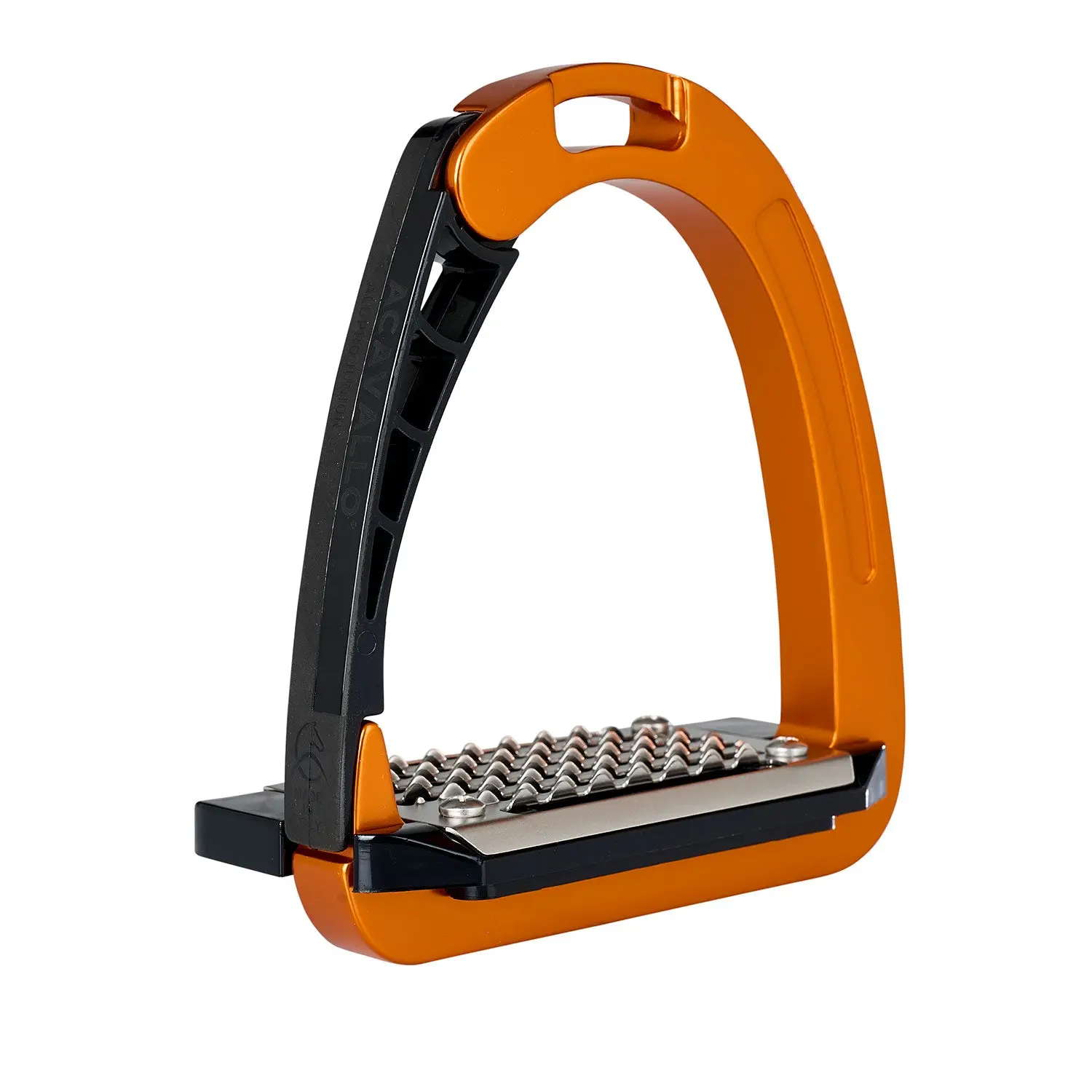 Acavallo Arena Alupro Junior Stirrups Orange (Footbed 10.5cm) - Image 4