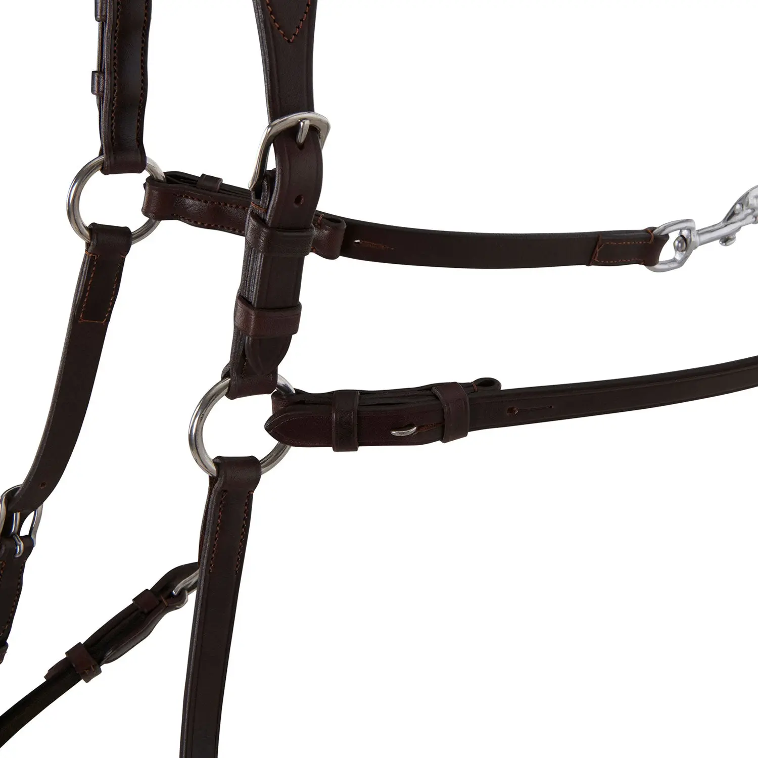 Acavallo Calfskin Leather 5 Point Attachment Breastplate - Image 20