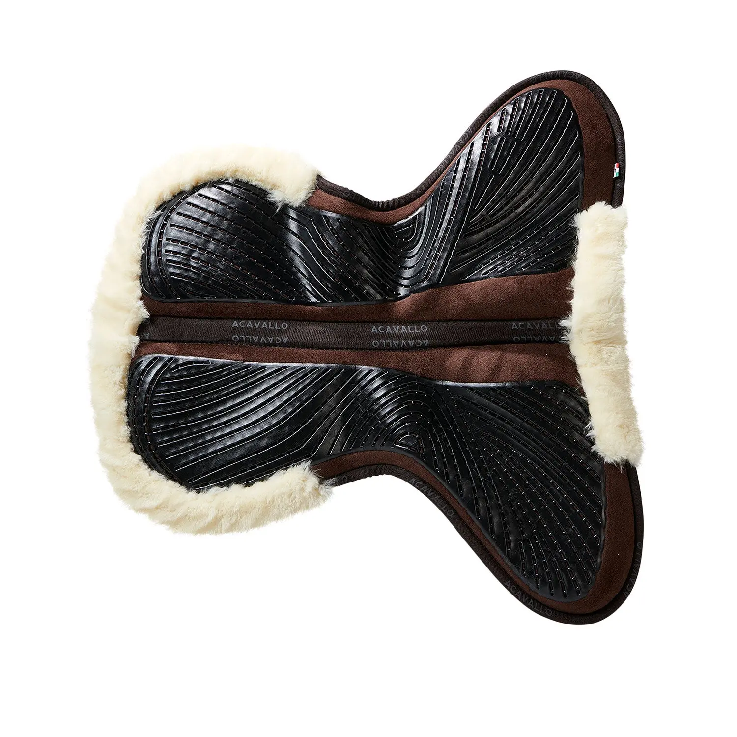 Acavallo Cc Gel & Memory Foam 1/2 Pad One Size With Eco-Wool Natural - Image 4
