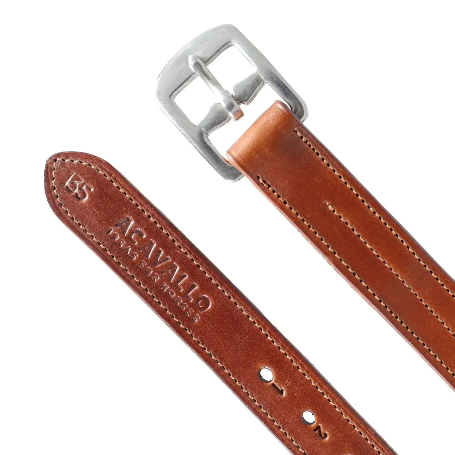 Acavallo Classic Stirrup Leathers 135cm - Image 9