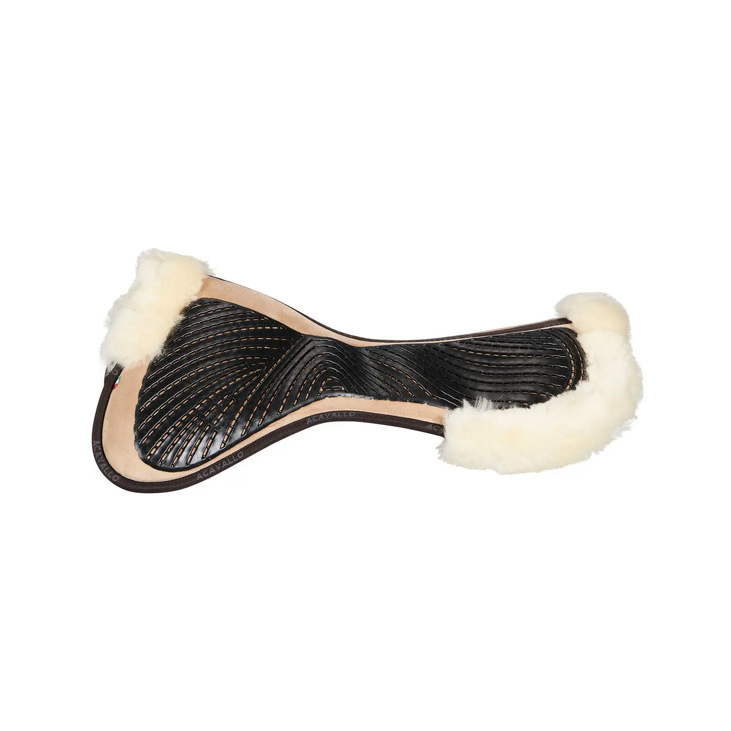 Acavallo Close Contact Gel & Memory Foam 1/2 Pad With Sheepskin - Image 15