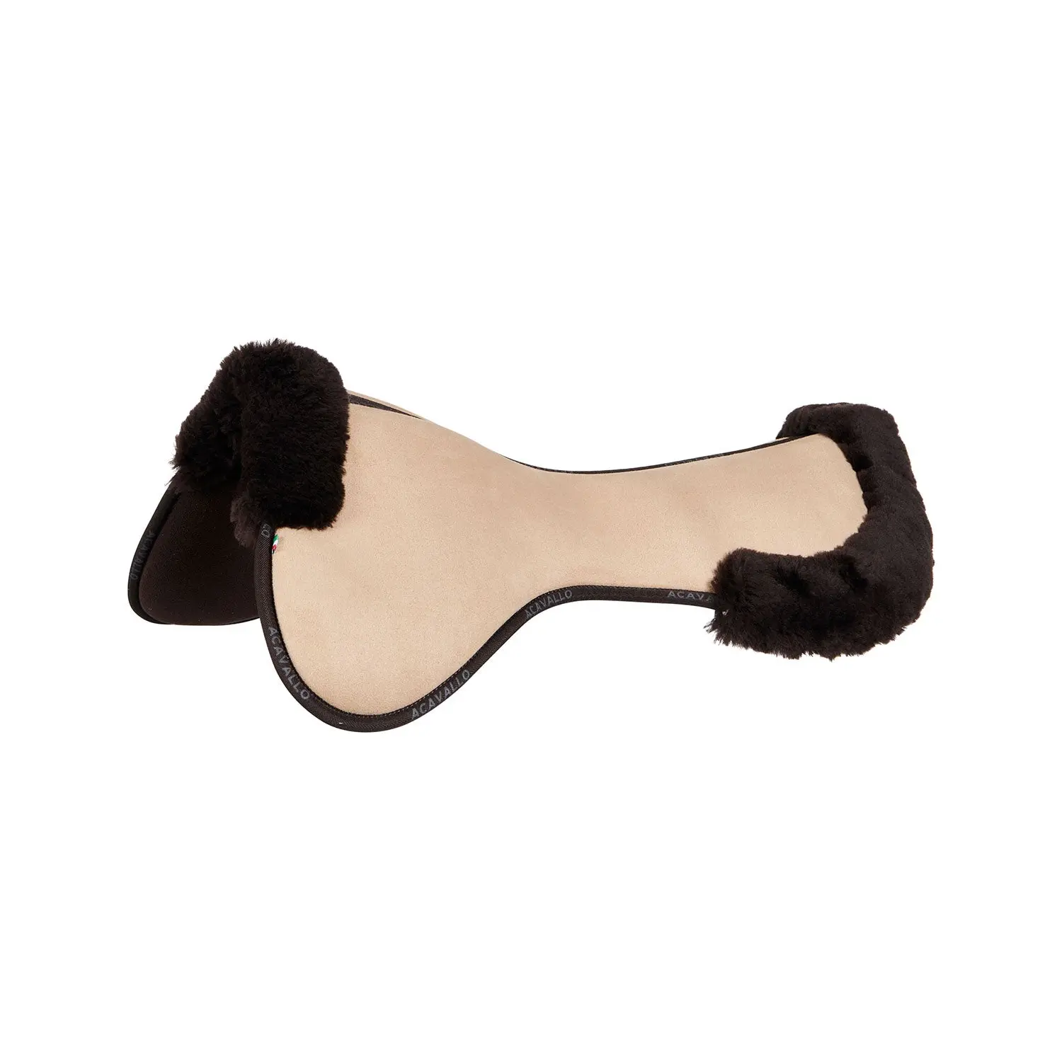 Acavallo Close Contact Memory Foam 1/2 Pad With Sheepskin - Image 14