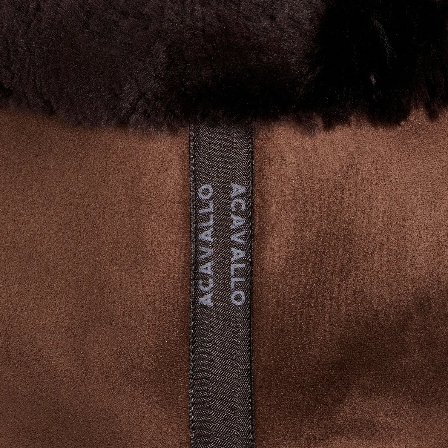 Acavallo Close Contact Memory Foam 1/2 Pad With Sheepskin - Image 29