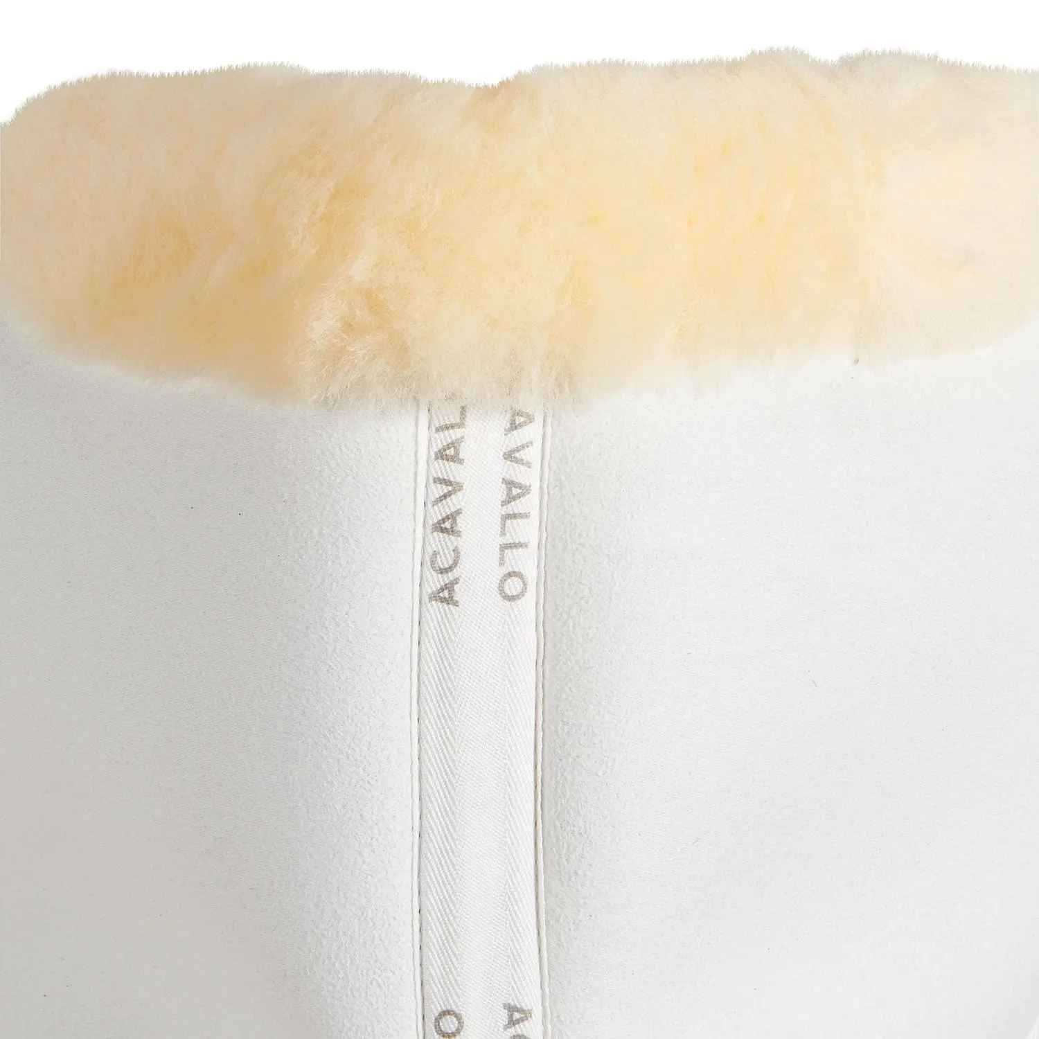 Acavallo Close Contact Memory Foam 1/2 Pad With Sheepskin - Image 9