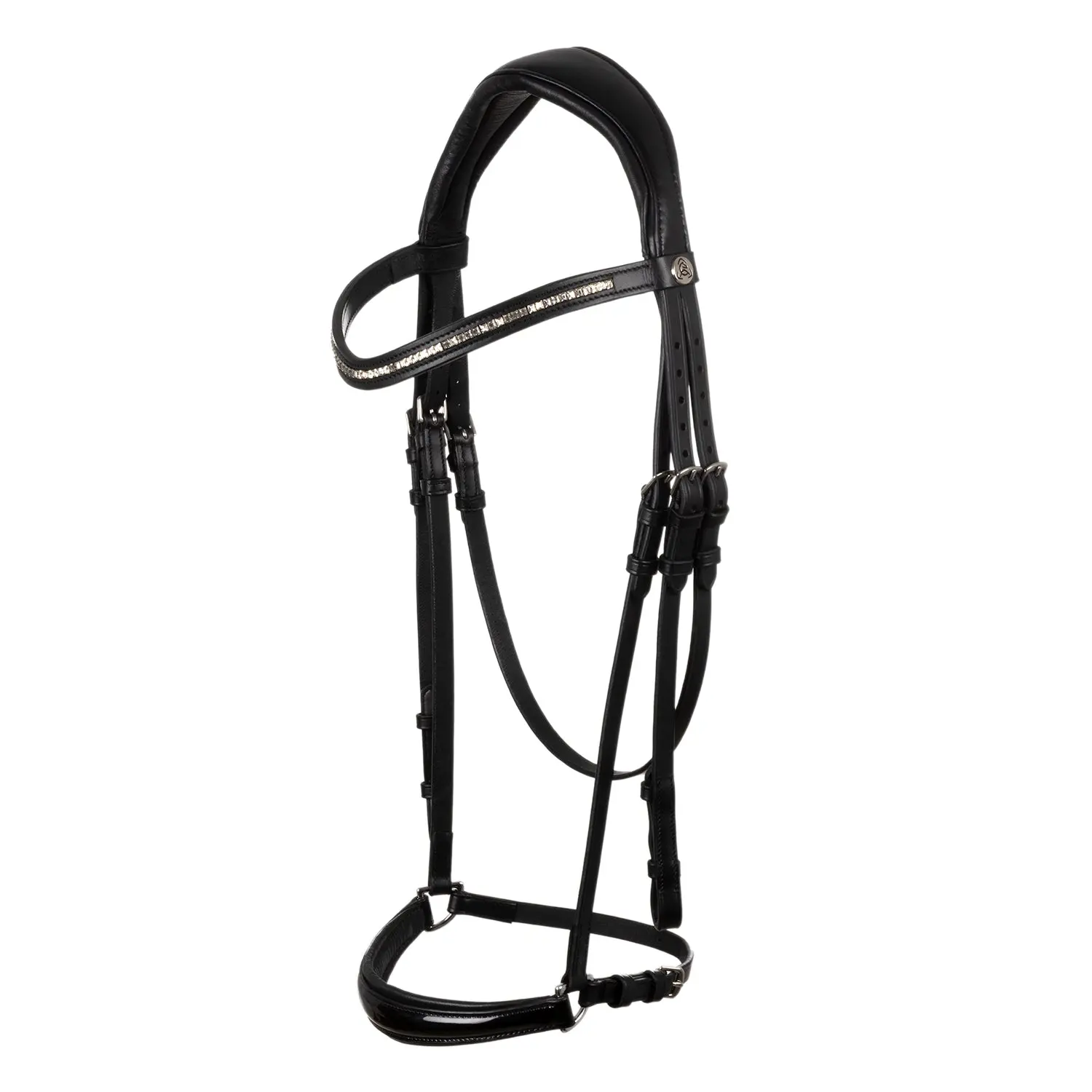 Acavallo Dama Drop Noseband Soft Anatomic Leather Bridle