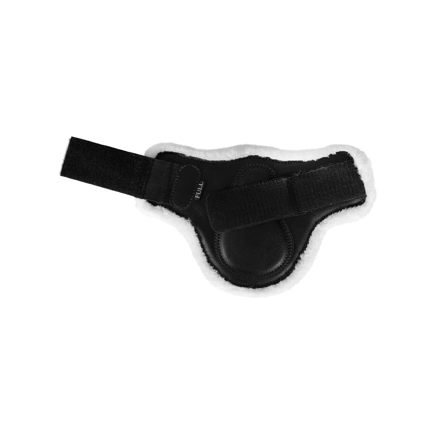 Acavallo Black Eco-Leather Ankle Boots With Double Velcro Fastening - Image 7