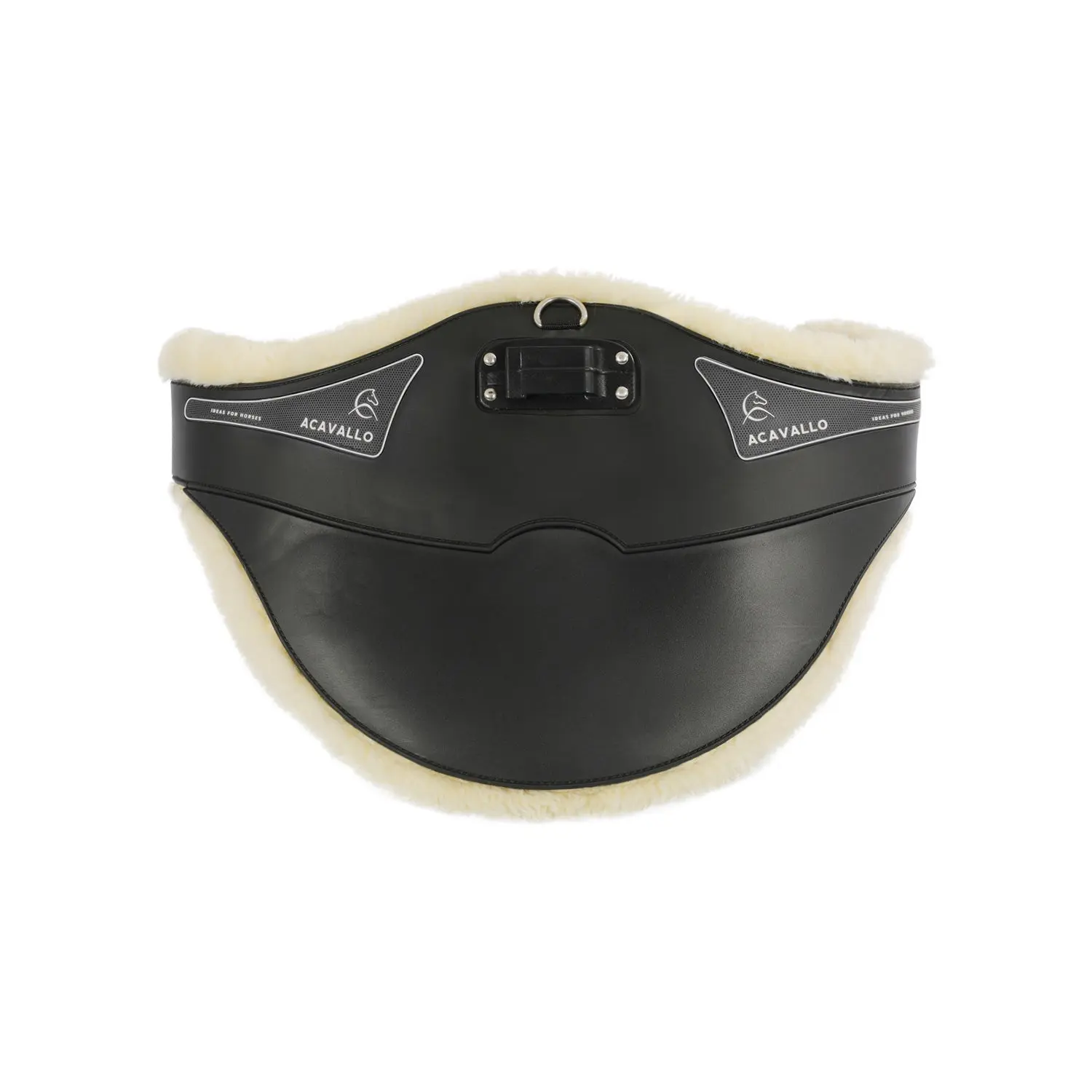 Acavallo Gel & Pvc Studguard Girth Detachable Eco-Wool Lining S/S Buckles - Image 5