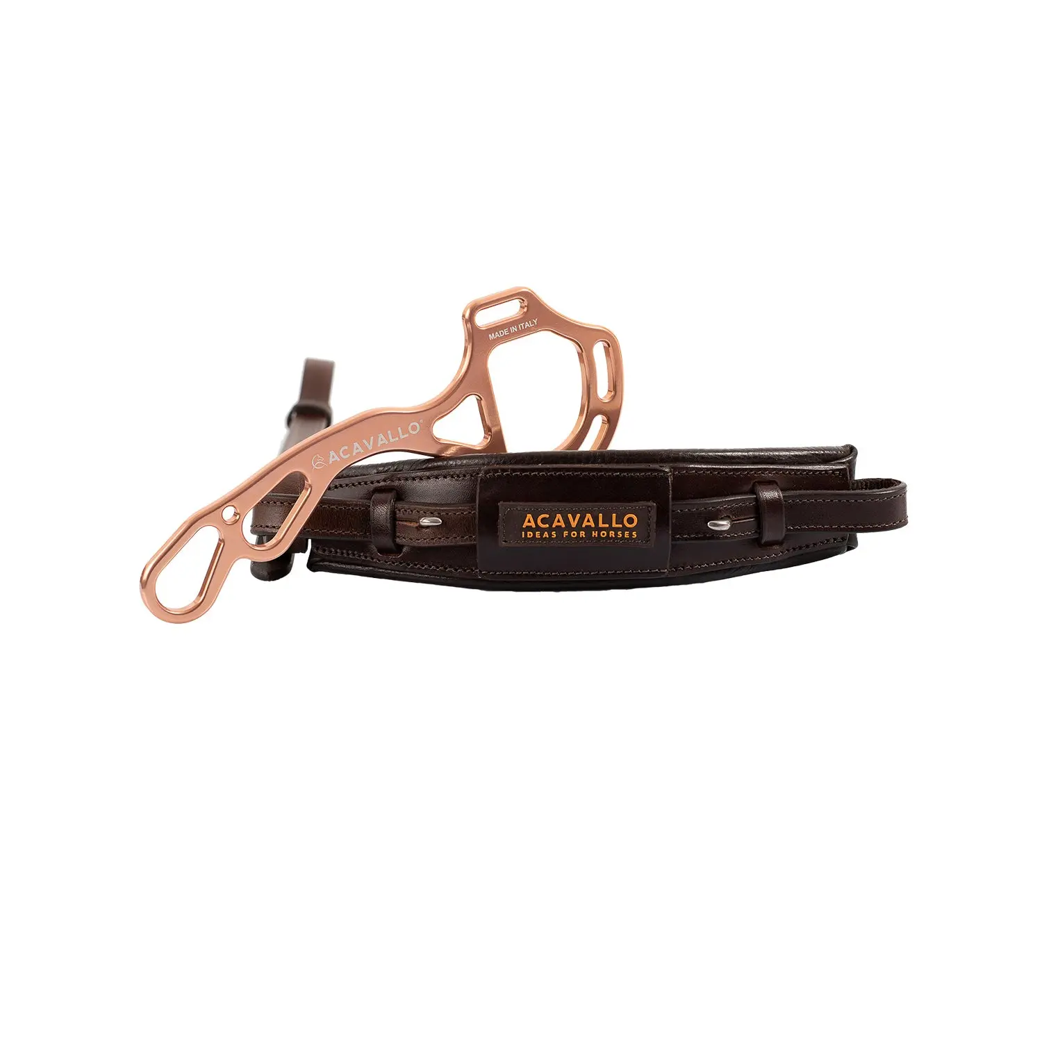 Acavallo Leather Noseband For Hackamore - Image 13