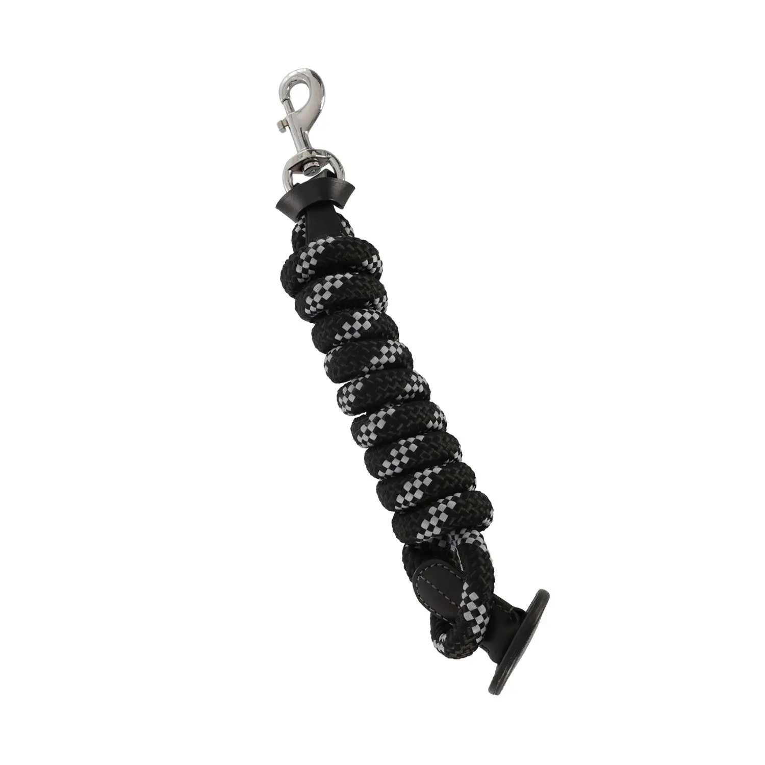 Acavallo Nylon Braided Lead Rope With Leather Termination - Image 2