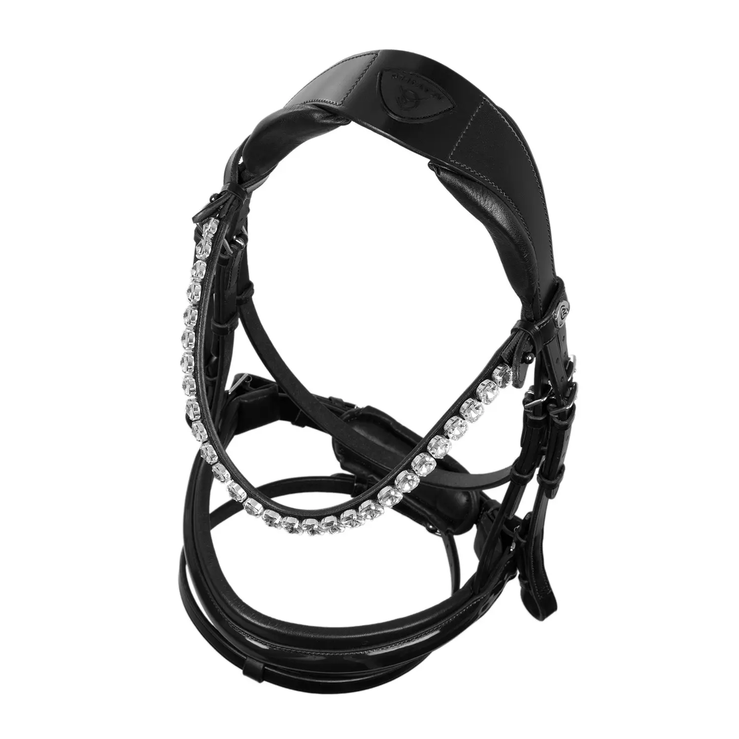 Acavallo Ophelia Straight Noseband Anatomic Leather Bridle - Image 9