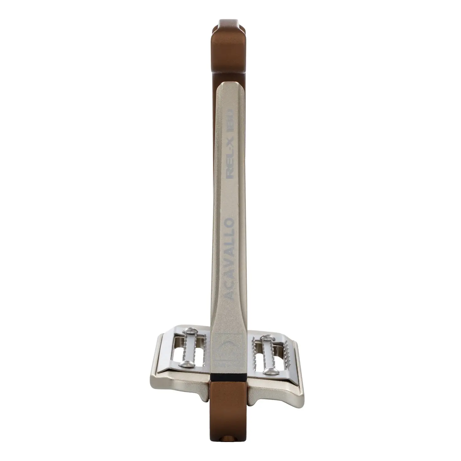 Acavallo Rel-X 180 Stirrup With Alu 180° Arm- Golden Brown - Image 2
