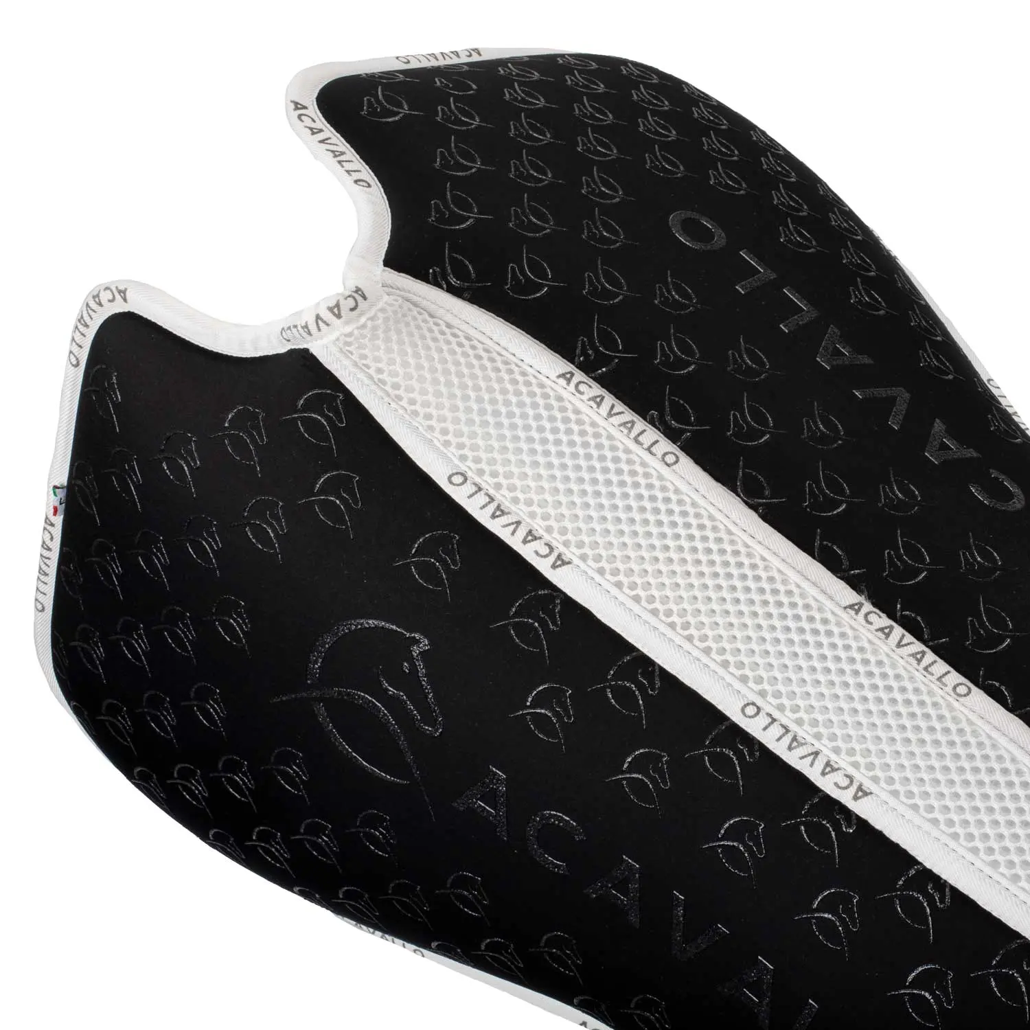 Acavallo Spine Free Lycra & Memory Foam 1/2 Pad Dressage With Silicon Grip & Bamboo - Image 9