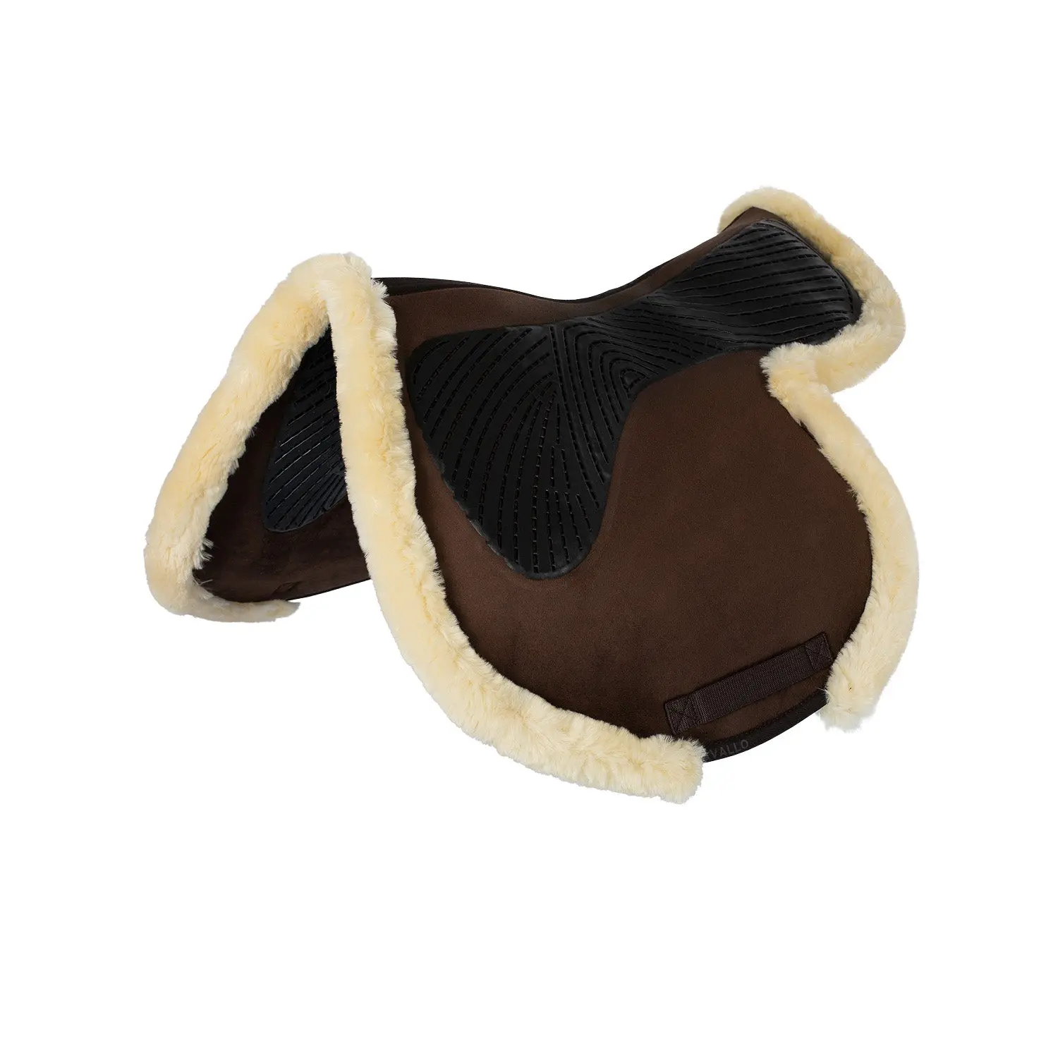 Acavallo Twin Sided Gel Pad Jump Numnah Full Sheepskin Edge - Image 10