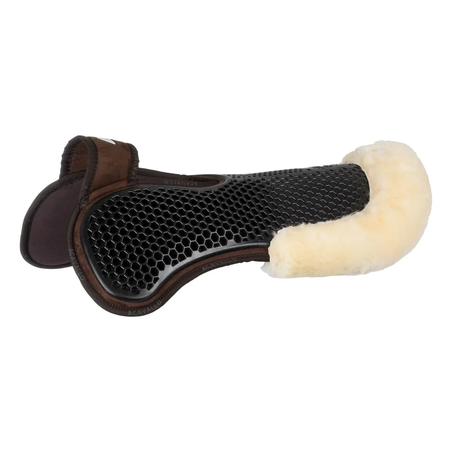 Acavallo Withers Free Hexa Gel ½ Pad & Front Riser With Memory & Back Sheepskin Edge - Image 2