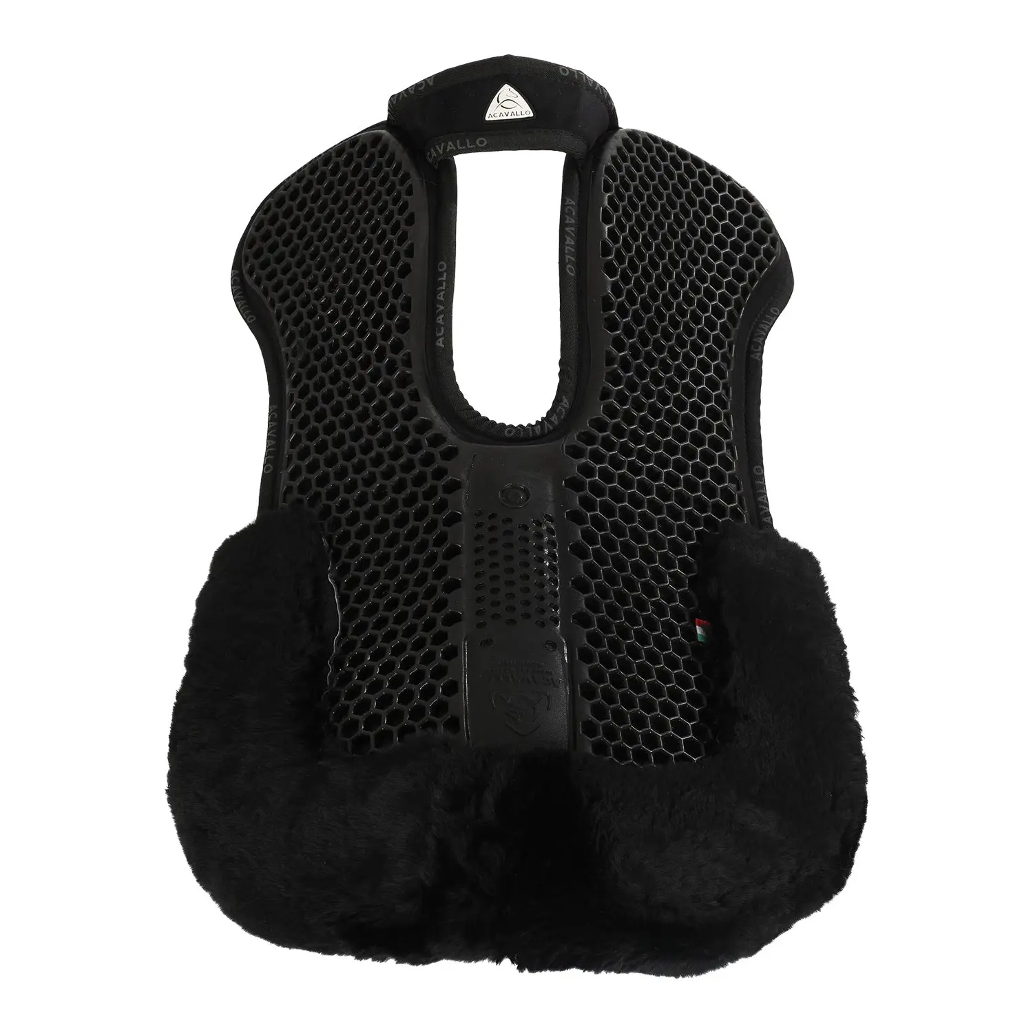 Acavallo Withers Free Hexagonal Gel Pad With Memory & Back Sheepskin Edge - Image 12