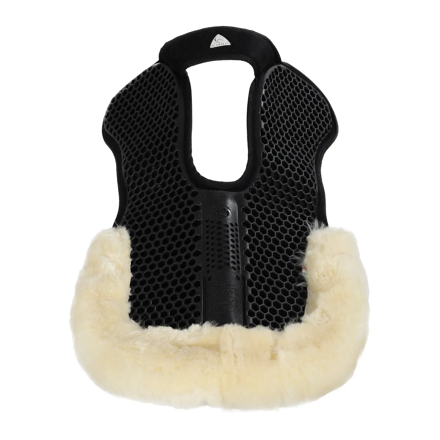 Acavallo Withers Free Hexagonal Soft Gel Pad With Micropile & Back Sheepskin Edge - Image 8