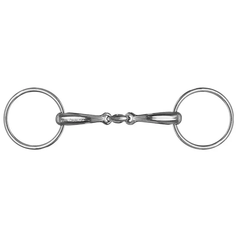 Mackey Anatomic Double Jointed Solid Snaffle