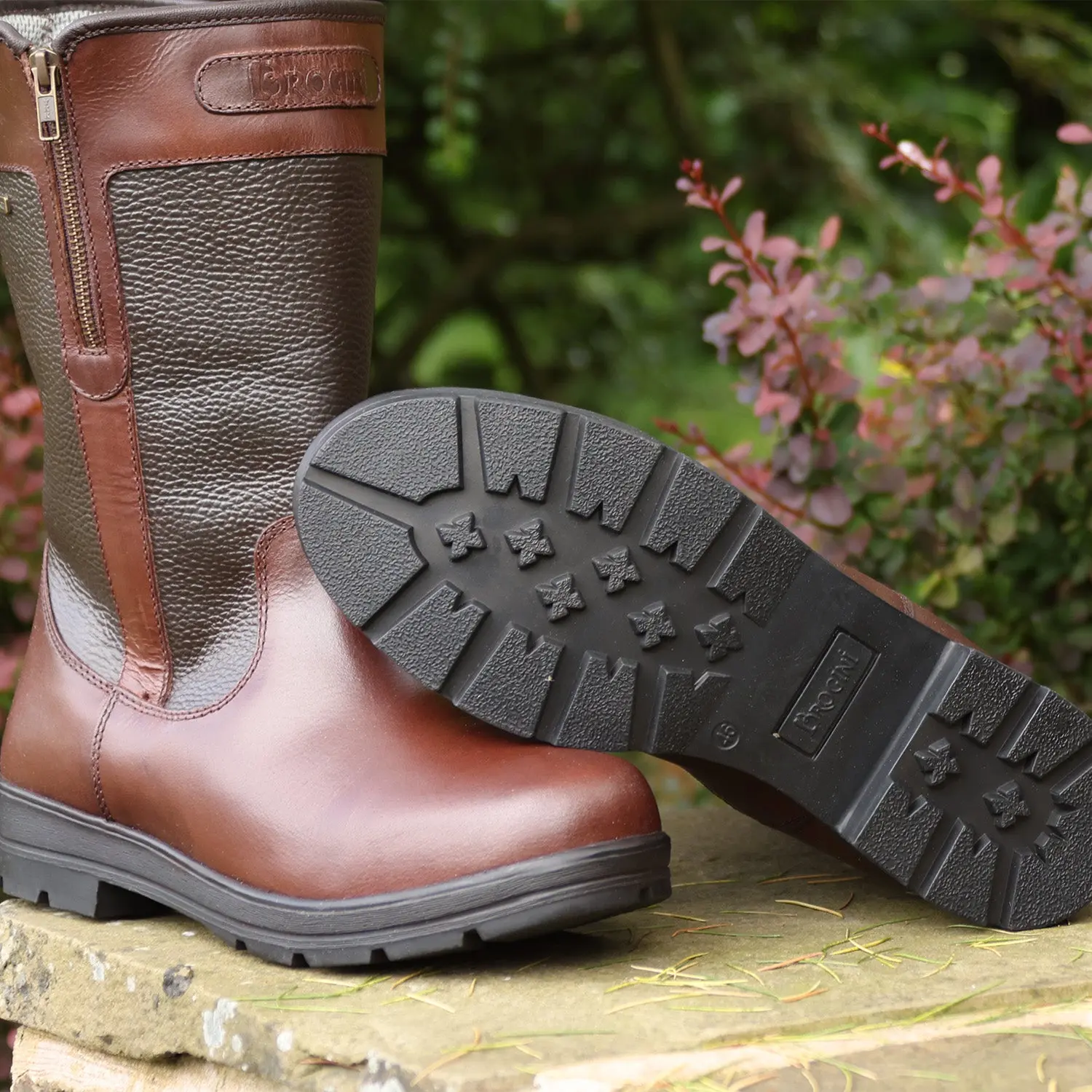 Brogini Wb138 Abruzzo Mid-Calf Country Boots Brown - Image 3