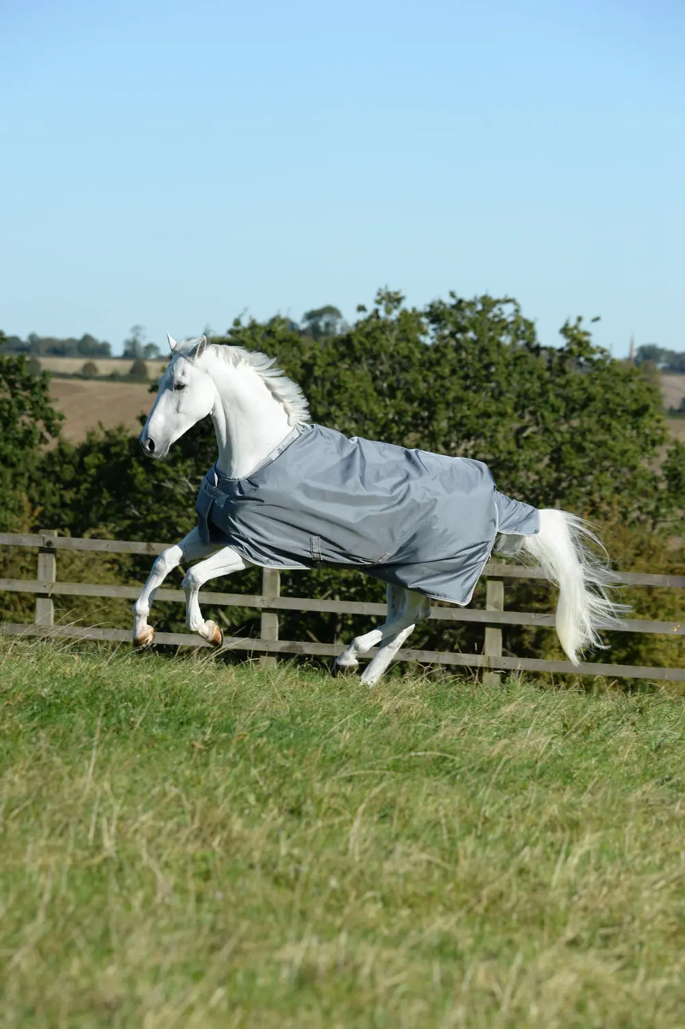 Bucas Smartex Rain Horse Rug Iron Gate - Image 2