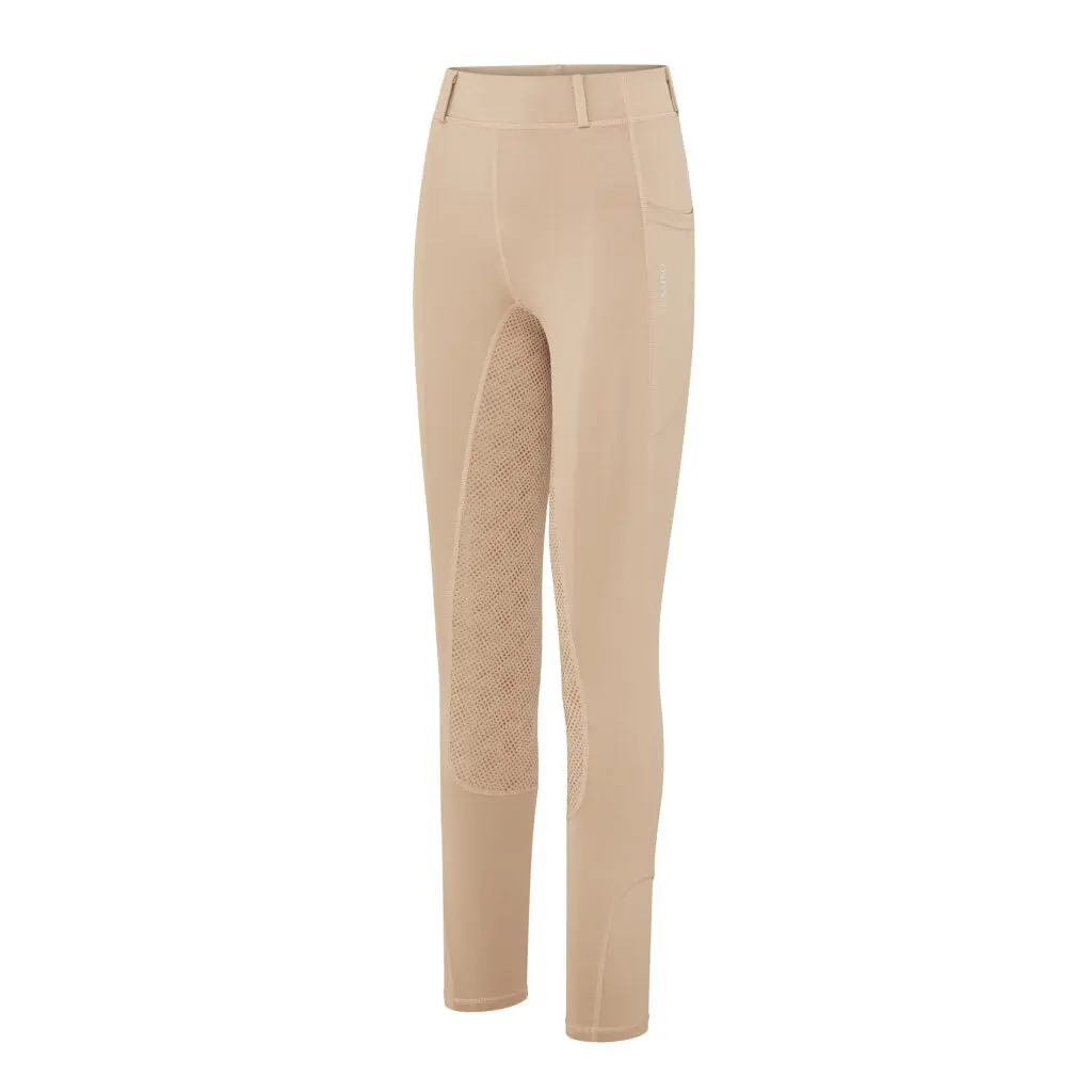 Cameo Equine Beige Performance Tights - Image 2