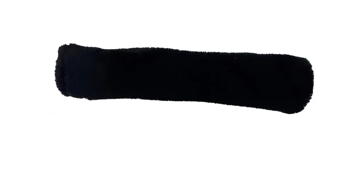 Cameo Equine Black Deluxe Noseband Black Single - Image 2