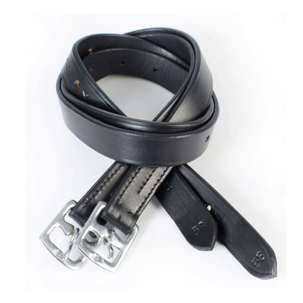 Cameo Equine Black Stirrup Leathers