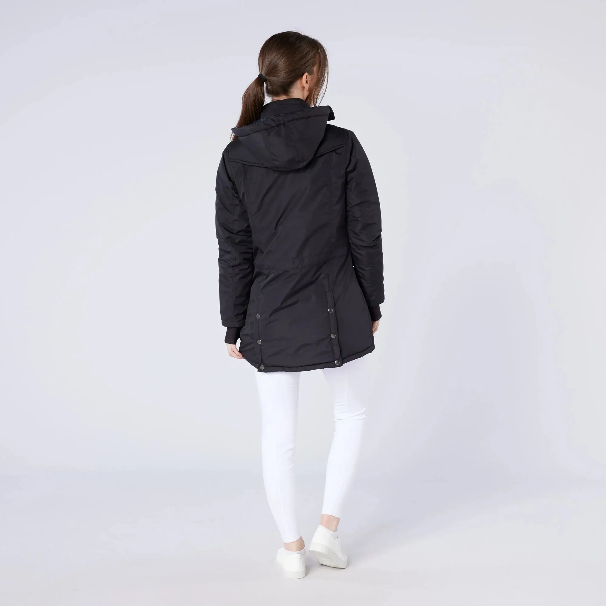 Cameo Equine Black Ventus Waterproof Ladies Riding Jacket - Image 3