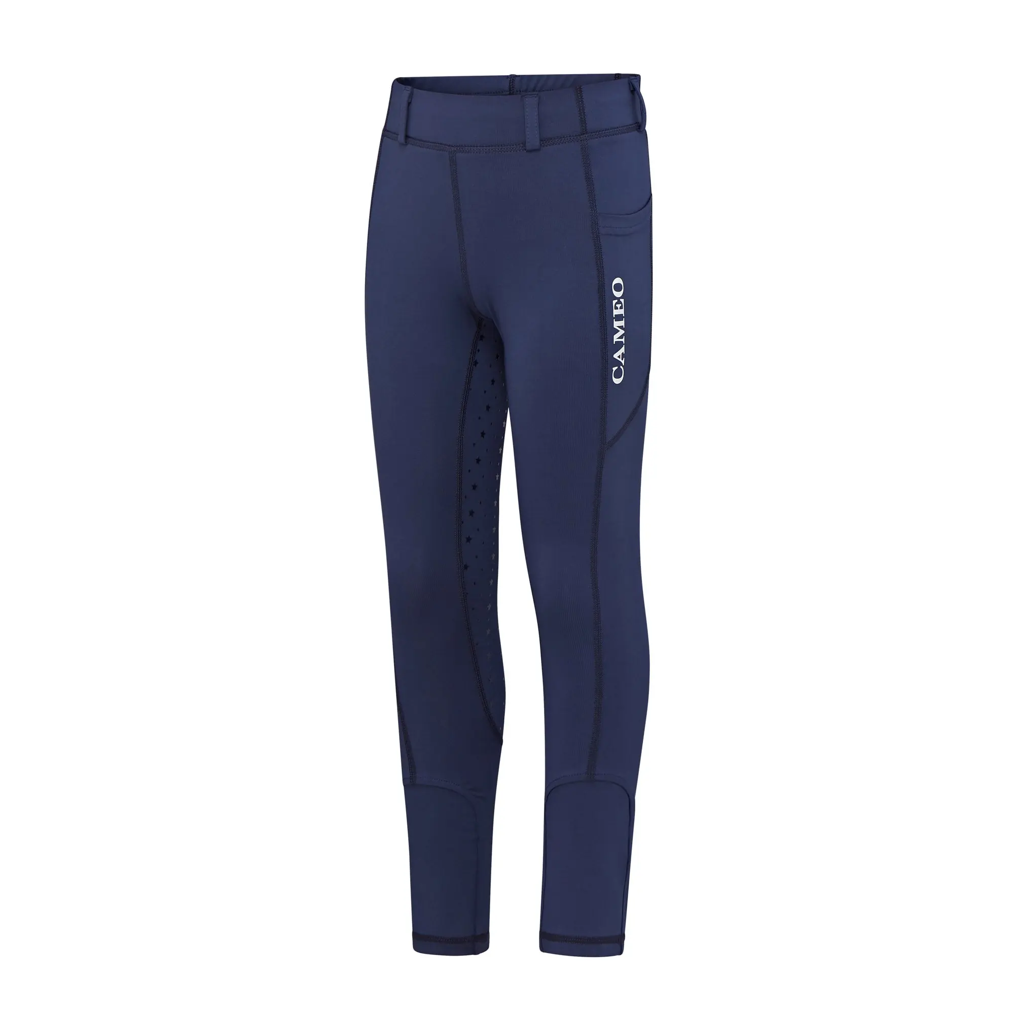 Cameo Equine Navy Junior Performance Tights - Image 4