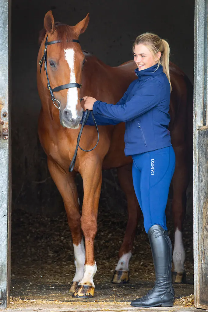 Cameo Equine Navy Performance Tights - Image 2