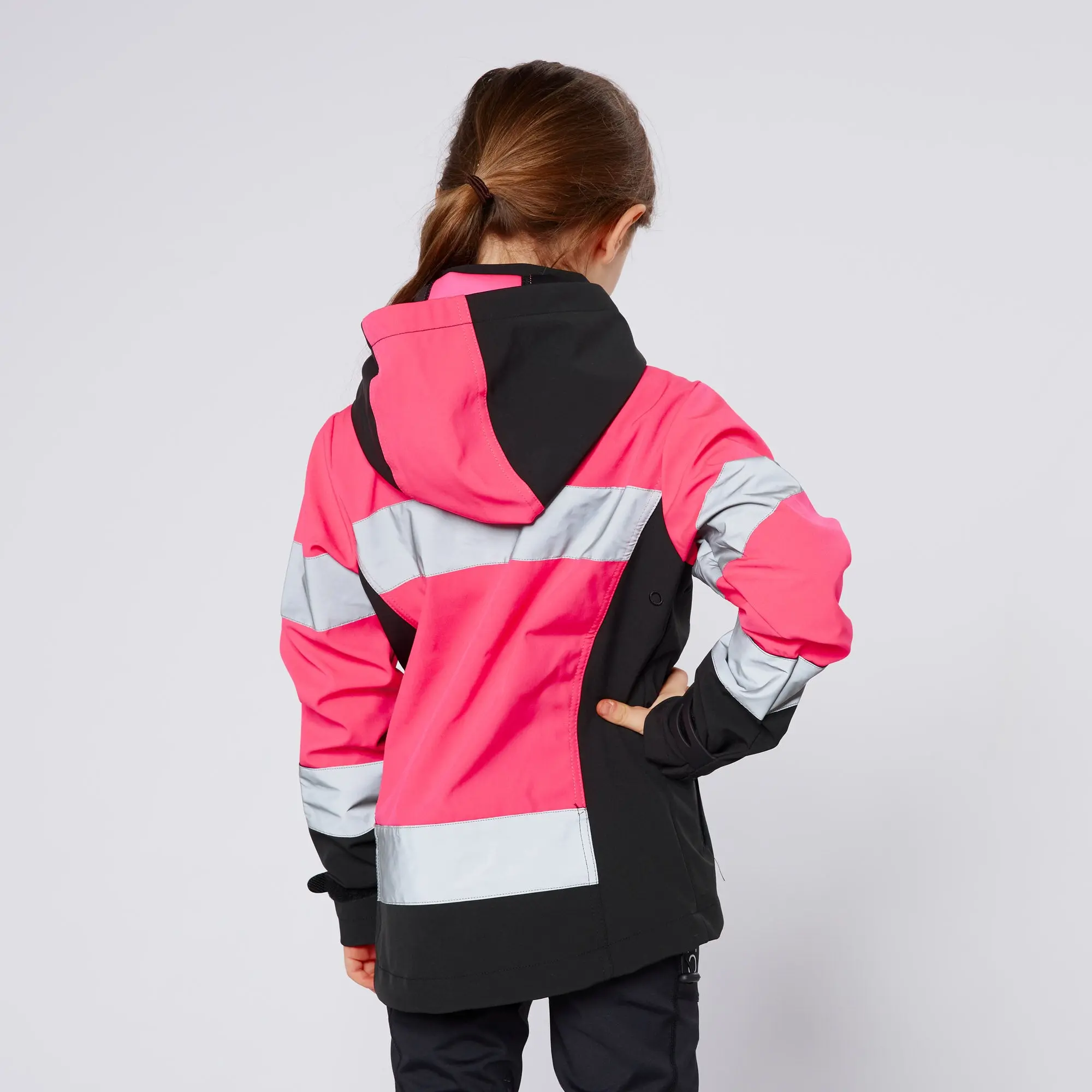 Cameo Equine Pink Junior Hi Viz Jacket - Image 3