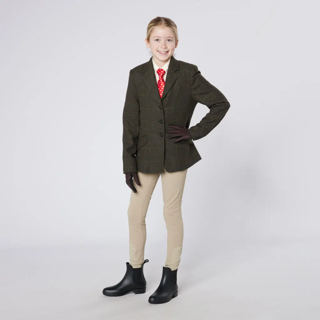Cameo Equine Seaweed Junior Tweed Jacket- XL - Image 4