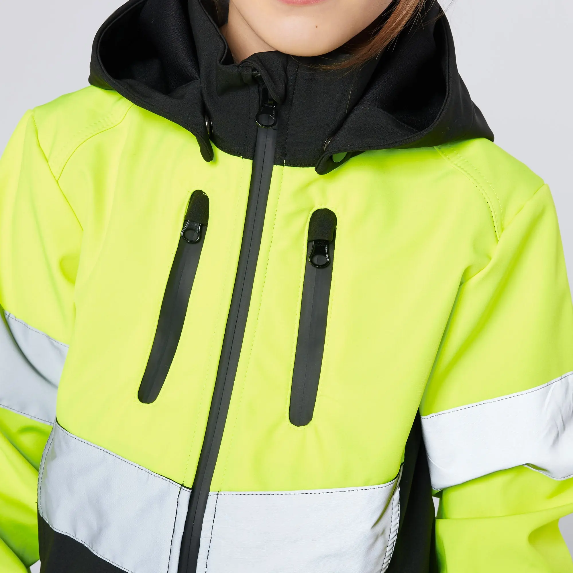 Cameo Equine Yellow Junior Hi Viz Jacket - Image 5