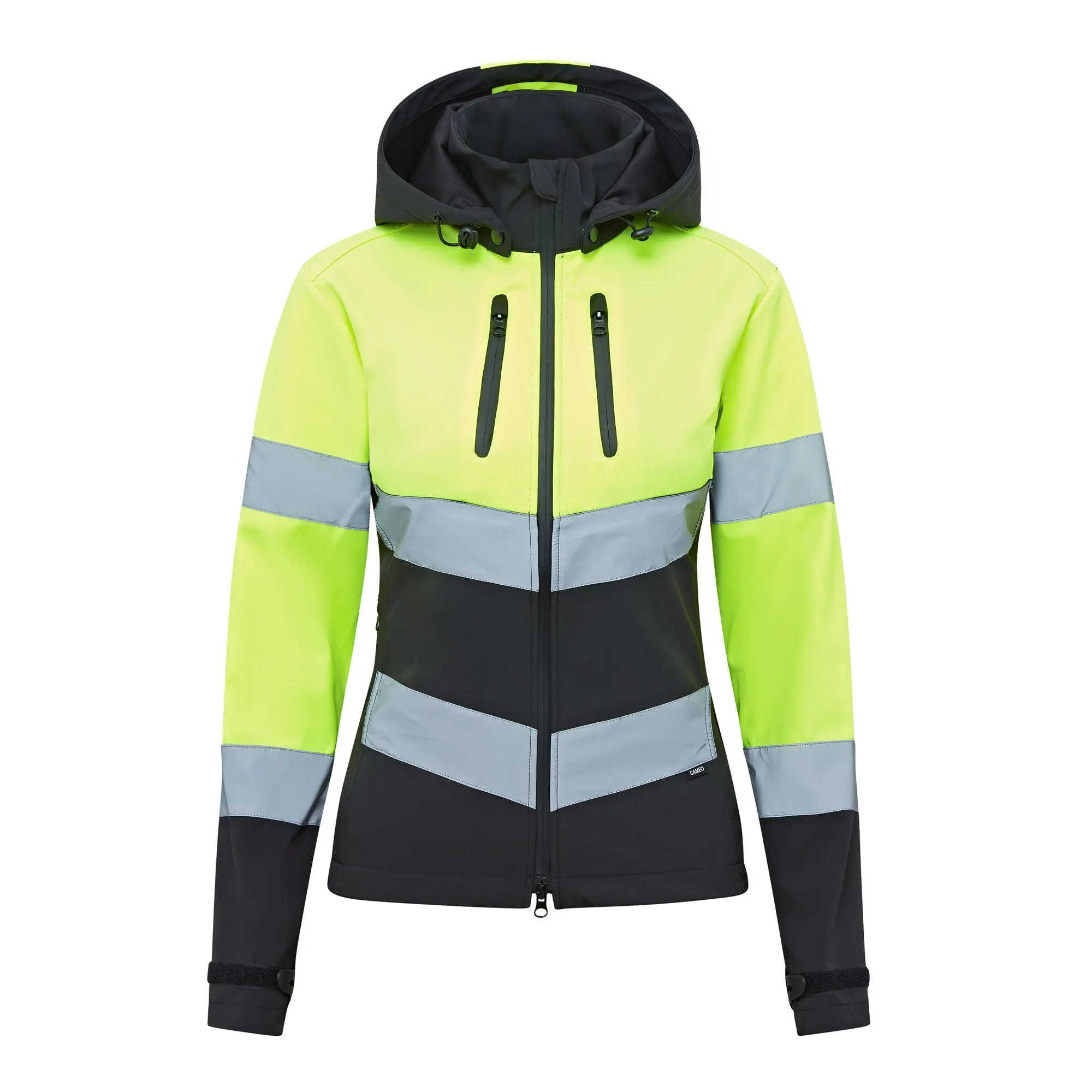 Cameo Equine Yellow Water Repellent Hi Viz Jacket - Image 4