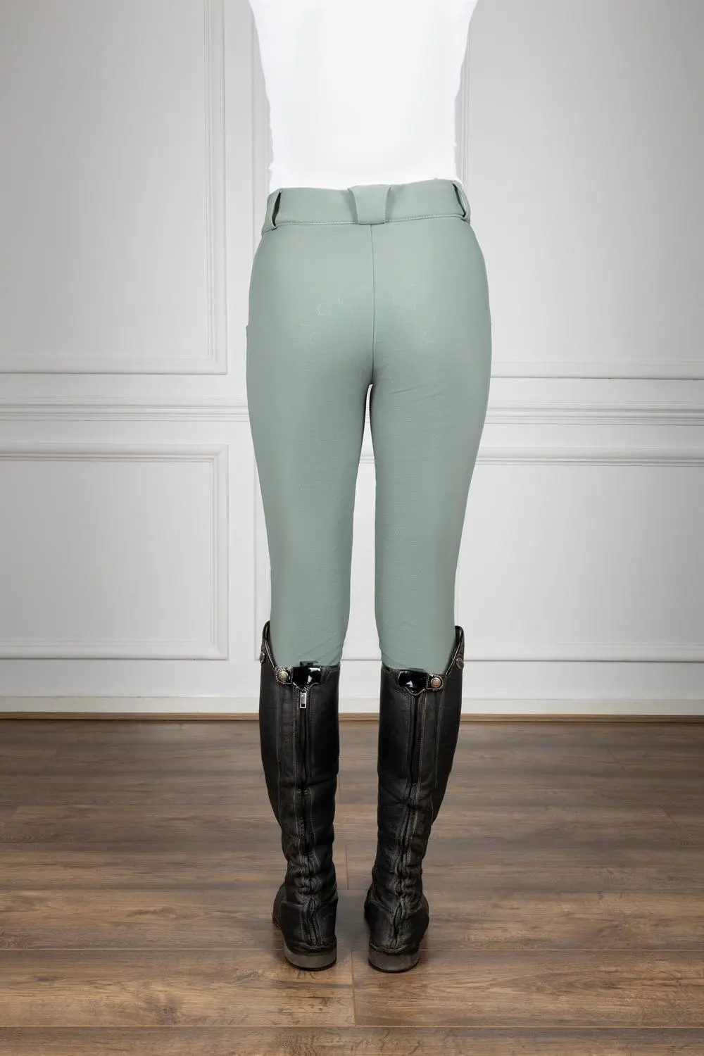 Coldstream Balmore Thermal Riding Tights Sage - Image 2