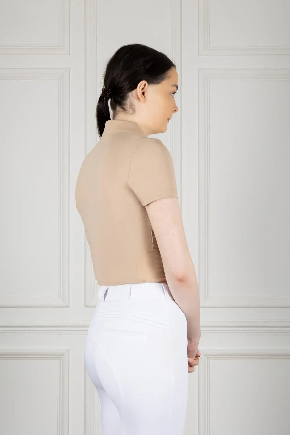 Coldstream Coldingham Short Sleeve Base Layer Warm Taupe - Image 3