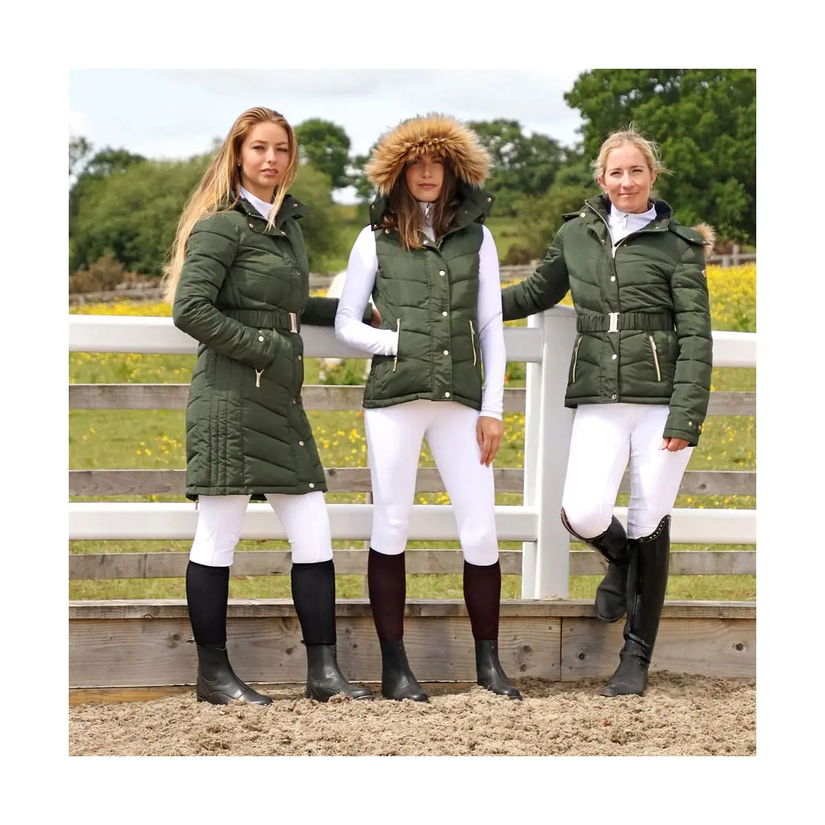 Coldstream Cornhill Ladies Fern Green Quilted Coat - Image 5