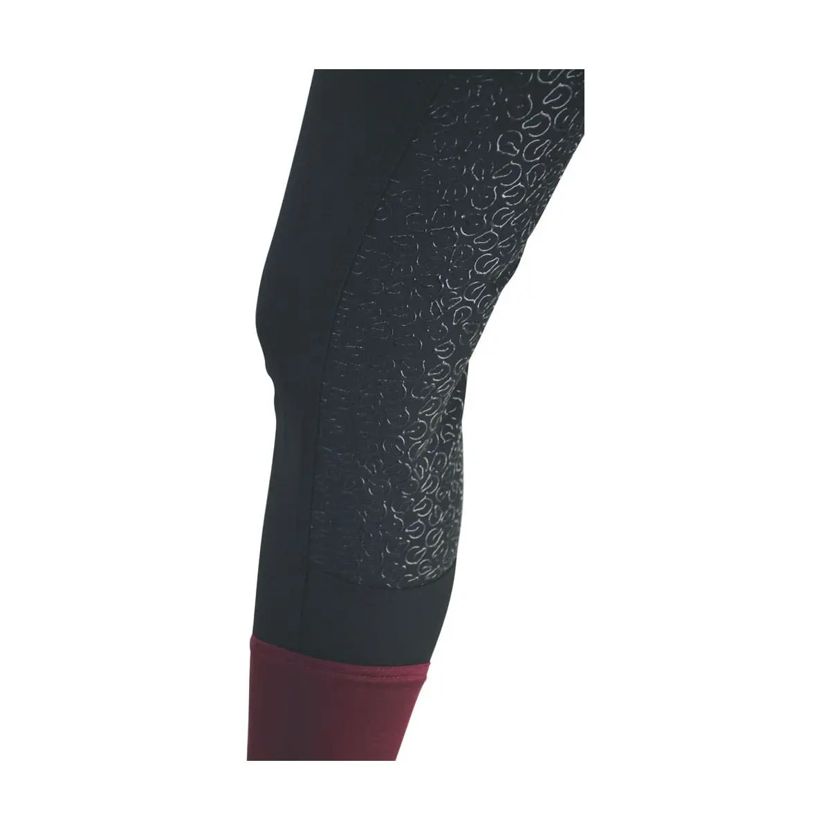 Coldstream Learmouth Ladies Black/Windsor Wine Breeches - Image 4