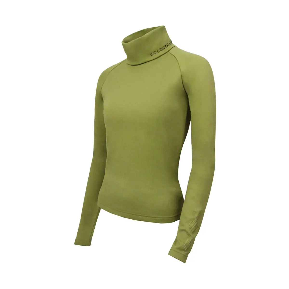 Coldstream Next Generation Childs Olive Legars Roll Neck Top - Image 3