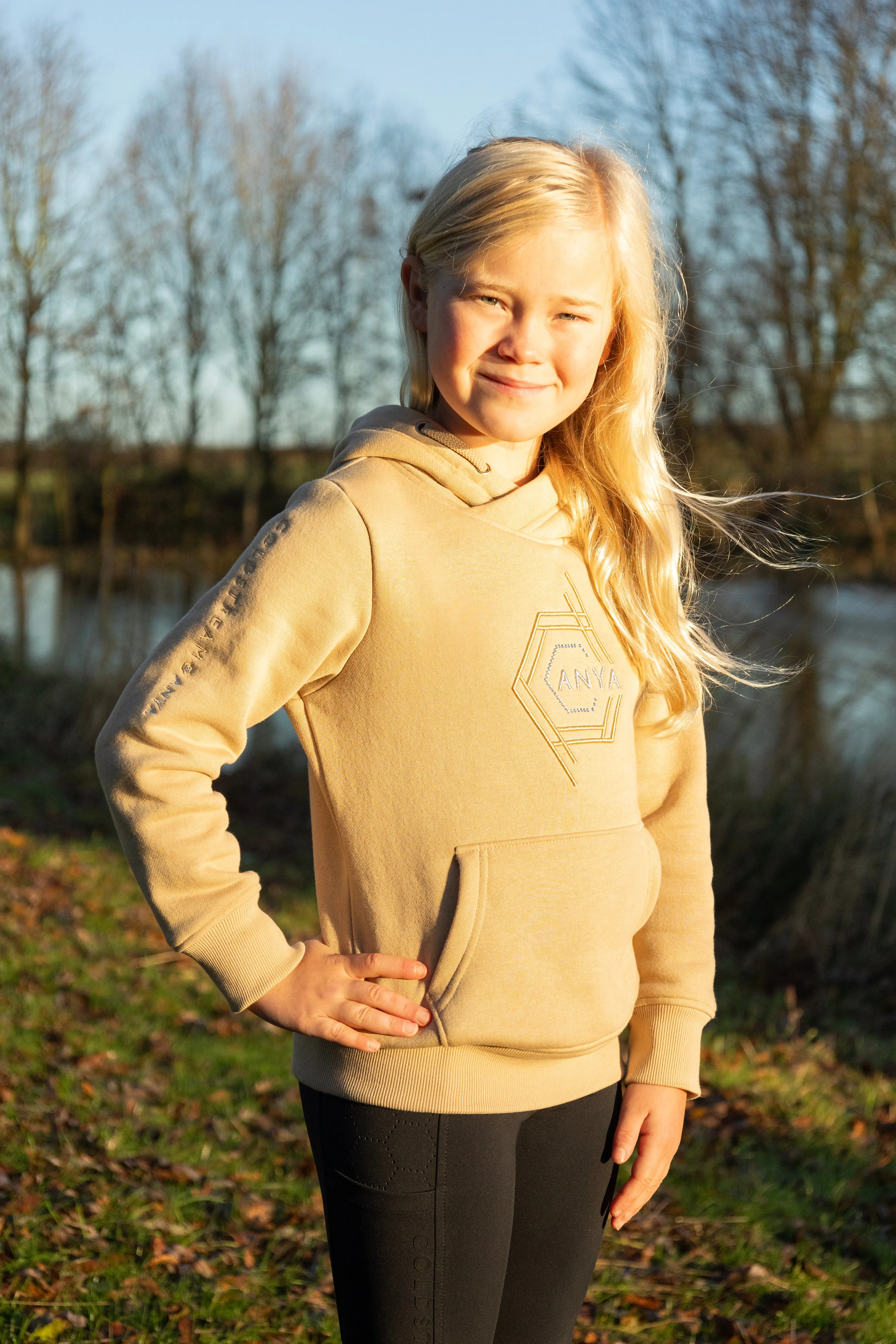 Coldstream x Anya Young Rider Diamante Hoodie - Image 5