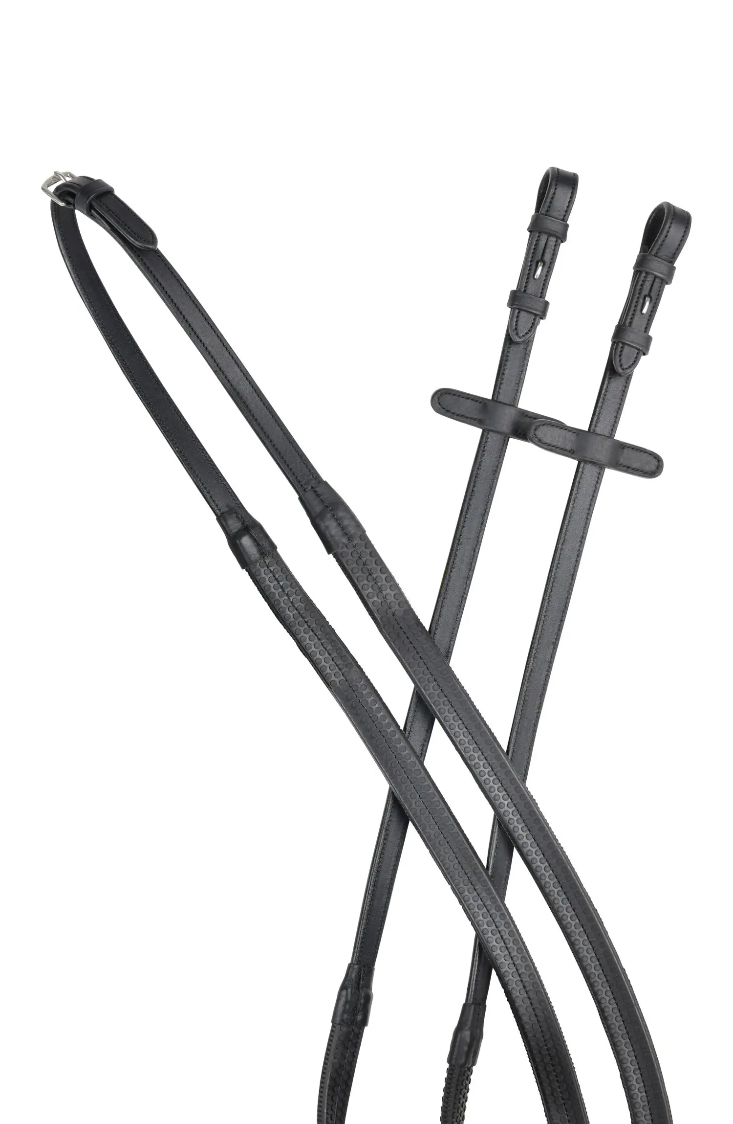 Collegiate ComFiTec Opulux Plain Flat Rubber Reins