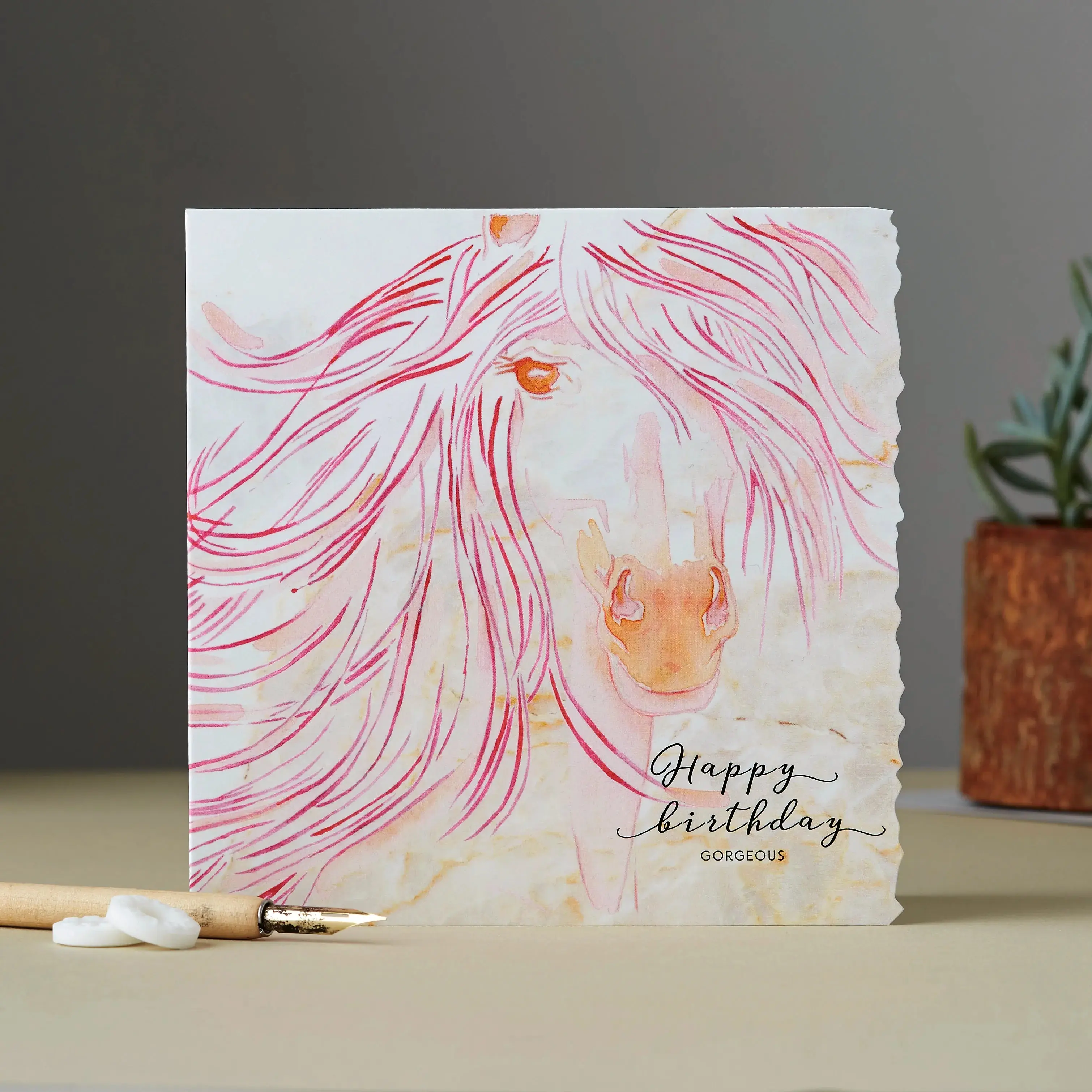 Deckled Edge Fanciful Dolomite Card - Image 16