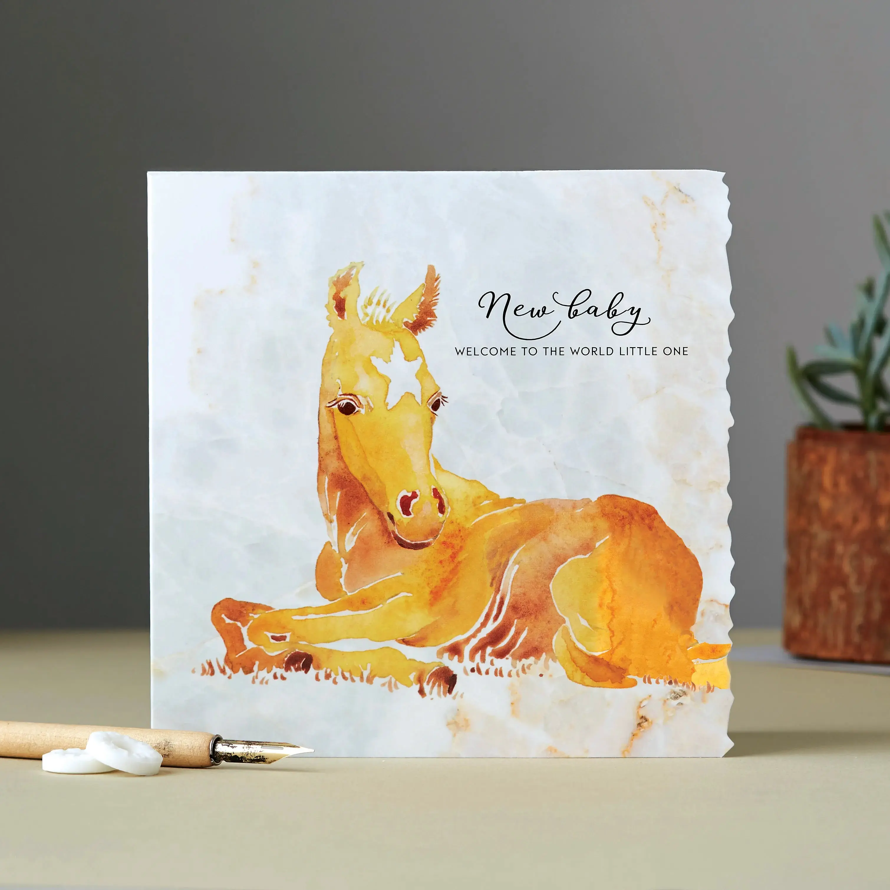 Deckled Edge Fanciful Dolomite Card - Image 17