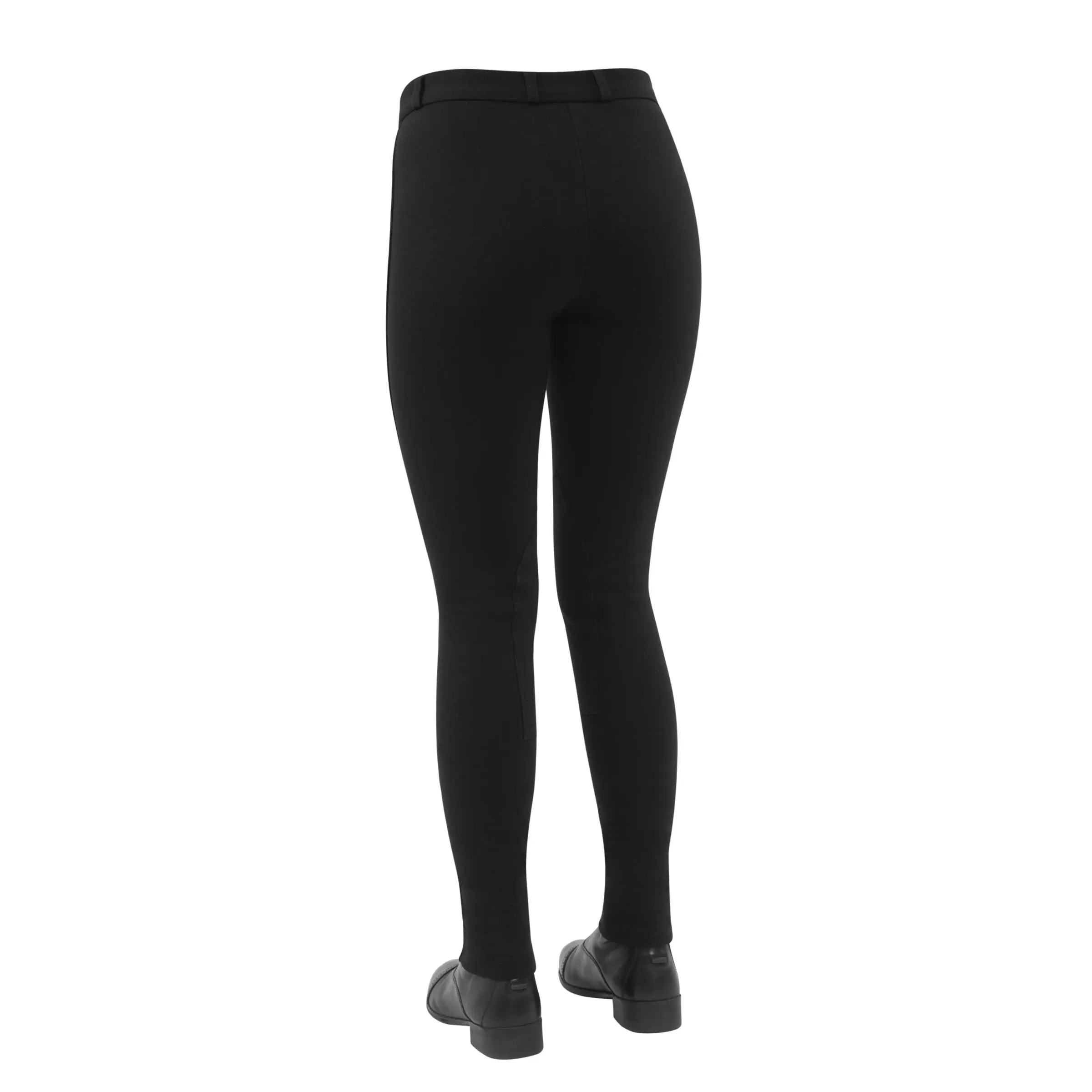 Dublin Navy Supa-Fit Zip Up Knee Patch Jodhpurs - Image 2