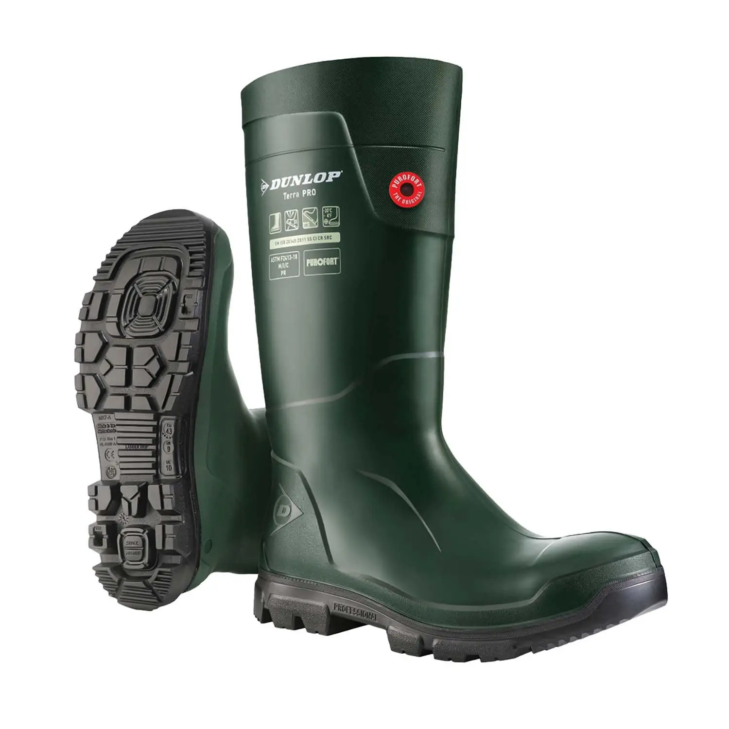 Dunlop Purofort Terrapro Full Safety Green - Image 3