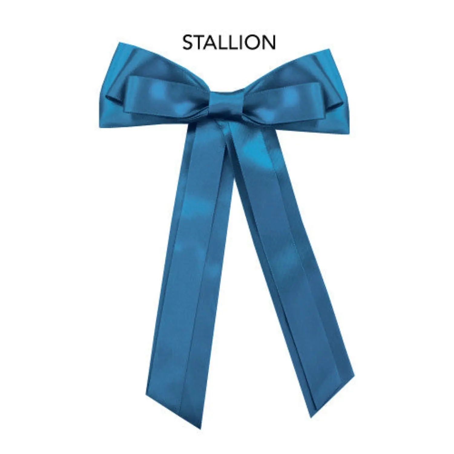 Equetech Blue Horse Competition Warning Tail Ribbon - Image 2