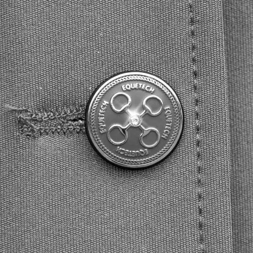 Equetech Crystal Buttons -Grey