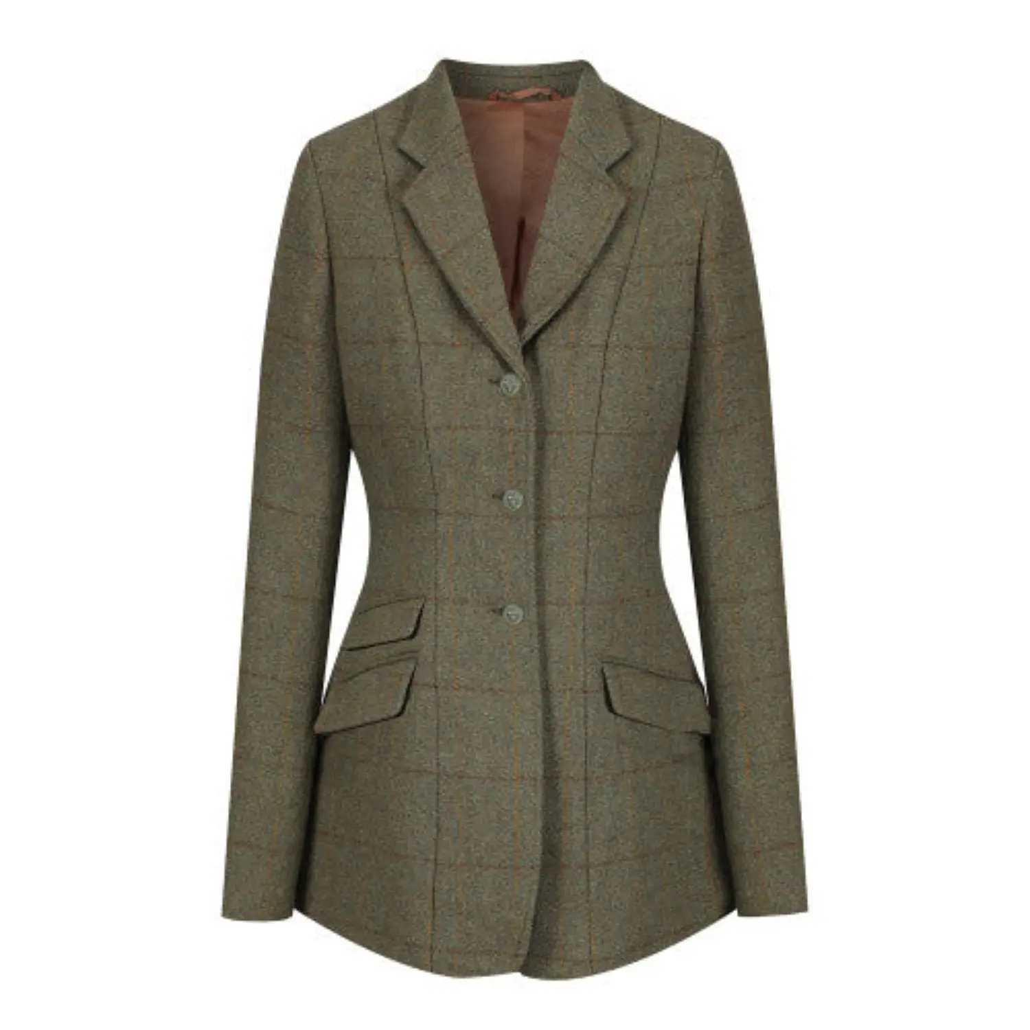 Equetech Ladies Claydon Beaufort Tweed Riding Jacket - Image 5