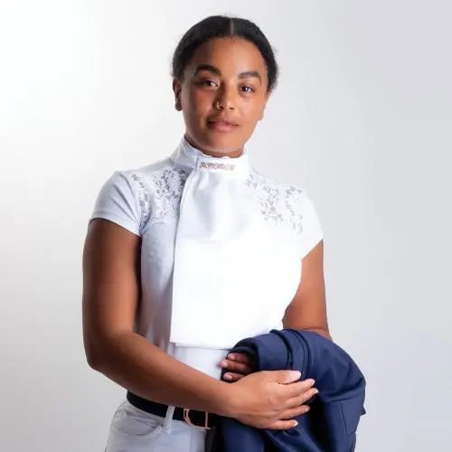 Equetech Mia Lace Competition Shirt - Image 2