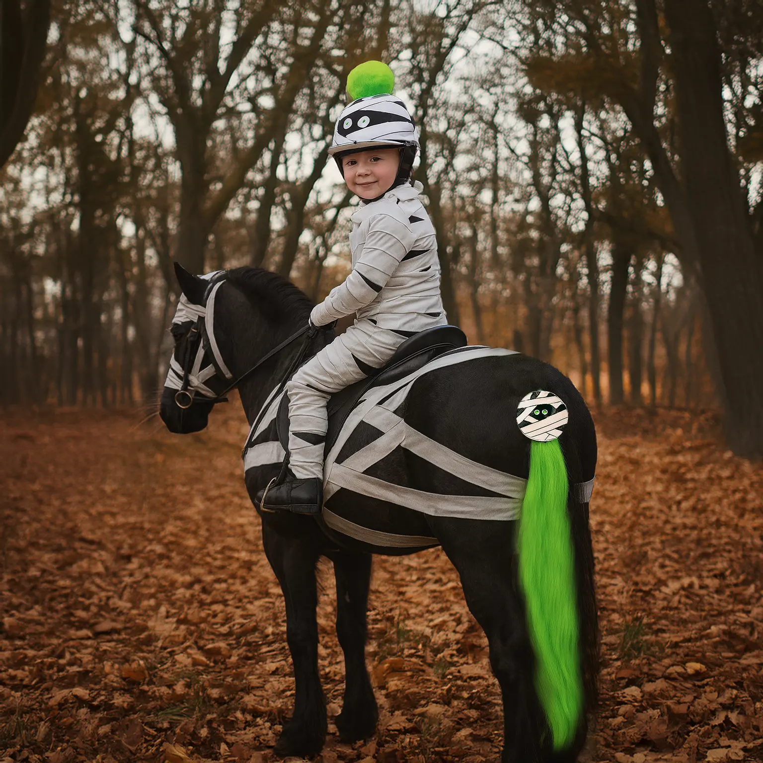 Equetech Mummy Mayhem Hat Silk